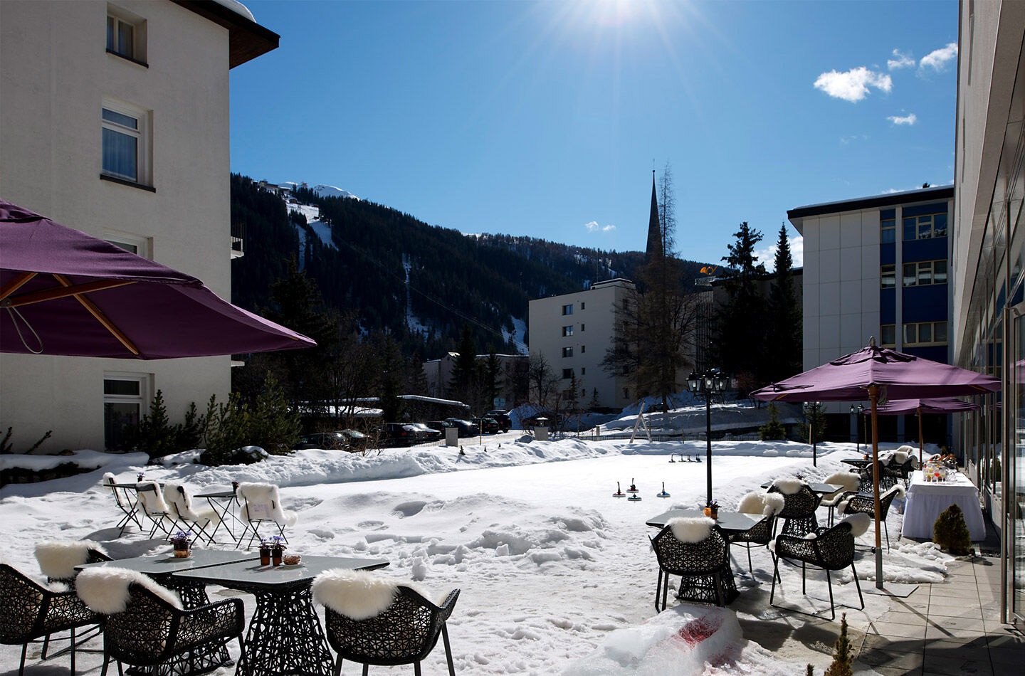 Hotel Morosani Schweizerhof Davos Exterior foto